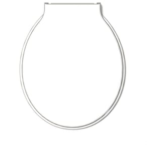Assento Sanitario Almofadado Economico Oval Branco - Durin