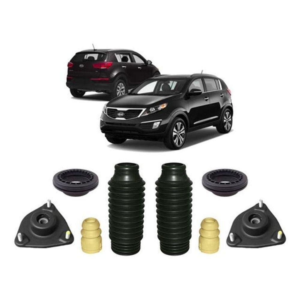 2 Kit Coxim Batente Dianteiro Sportage 2011 2012 2013 2014
