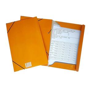 Pasta Aba Elastica Oficio Laranja-Top Pct C/30 Promoçao 24H