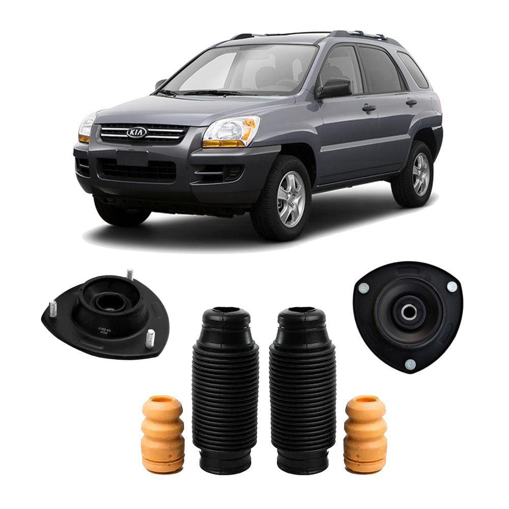 Par Kit Coxim Batente Dianteiro Kia Sportage 2005 Até 2010