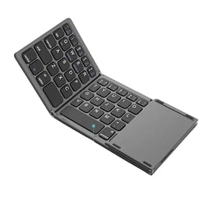 Teclado Dobrável Com Touchpad Bluetooth Ultra Slim Sem Fio