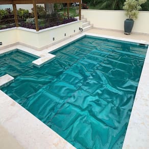 Capa Térmica Piscina 12 X 3 Thermocap 300 Micras Verde