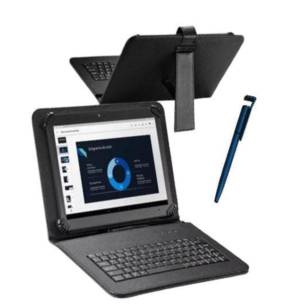 Capa Teclado Para Tablet Lenovo M10 3G + Caneta