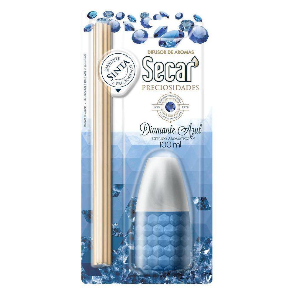Difusor De Aromas Secar Sensações 6X100Ml Diamante Azul