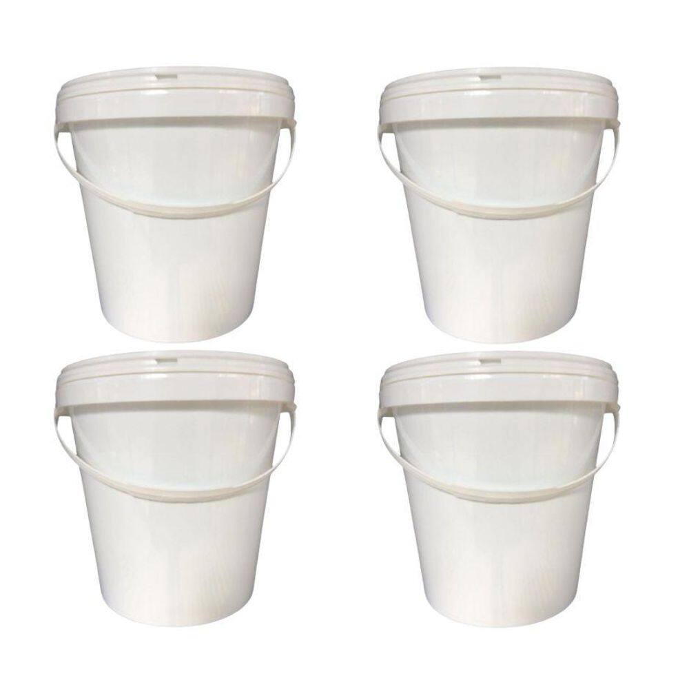 Balde Para Fazer Cerveja Artesanal 3.6L Com Tampa - 4 Pçs