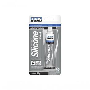 Silicone Tekbond Alta Temperatura Cinza 050G Blister