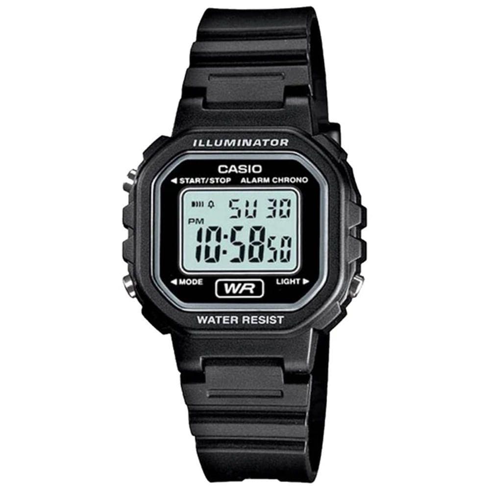 Relógio CASIO preto digital feminino LA-20WH-1ADF