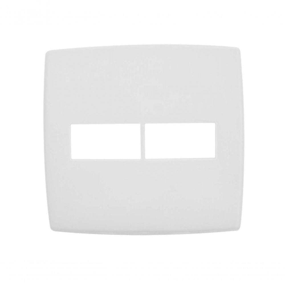 Pial Plus Modulo Placa 1+1 Posto Horiz 4X4 618511
