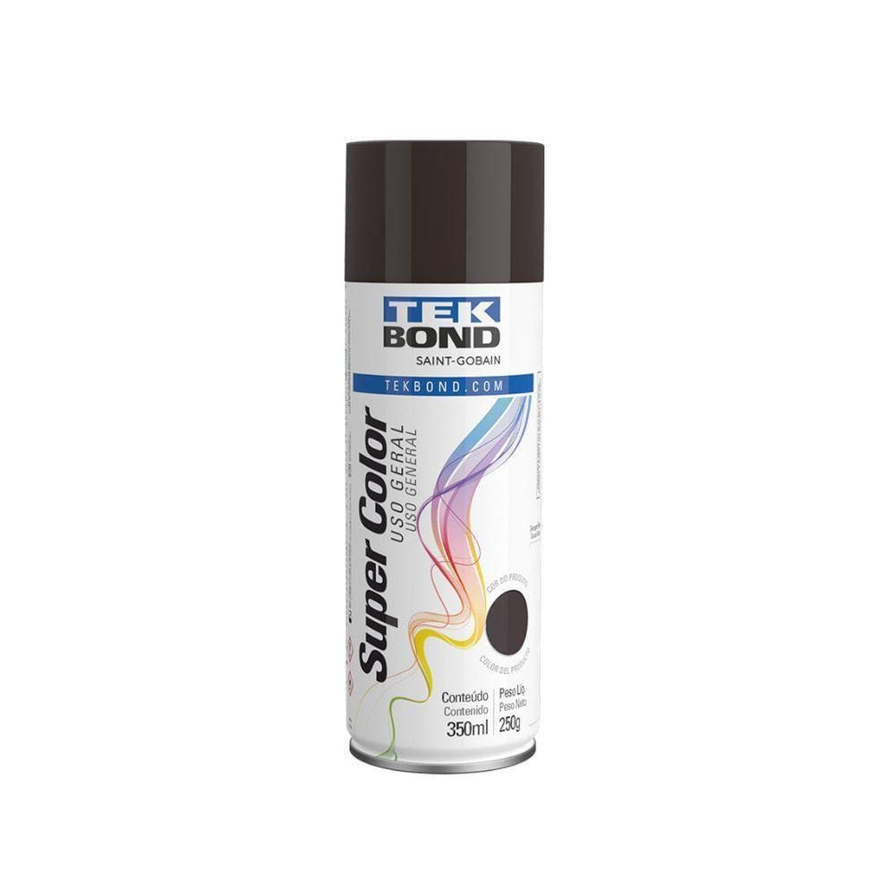 Tinta Aerossol Uso Geral 350ml - Tekbond Marrom