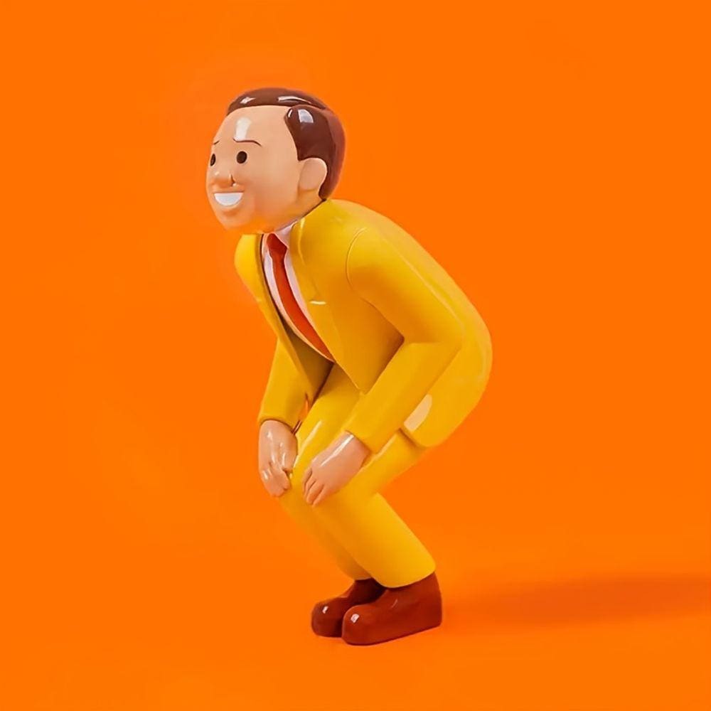 Decoração de Natal, escultura de personagens engraçados