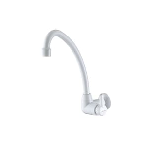 Torneira Pvc Para Cozinha De Parede Bica Móvel 1168 F31 - Lorenzetti Branco