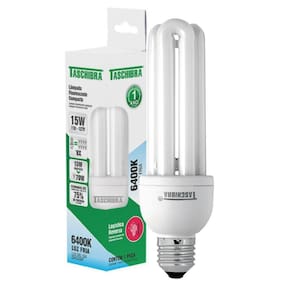 Lâmpada Compacta Eletrônica Taschibra 3u 15w E27 6400k 110v