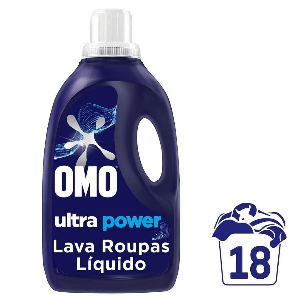 Sabão Líquido Omo Ultra Power 1,8L - Embalagem com 6 Unidades