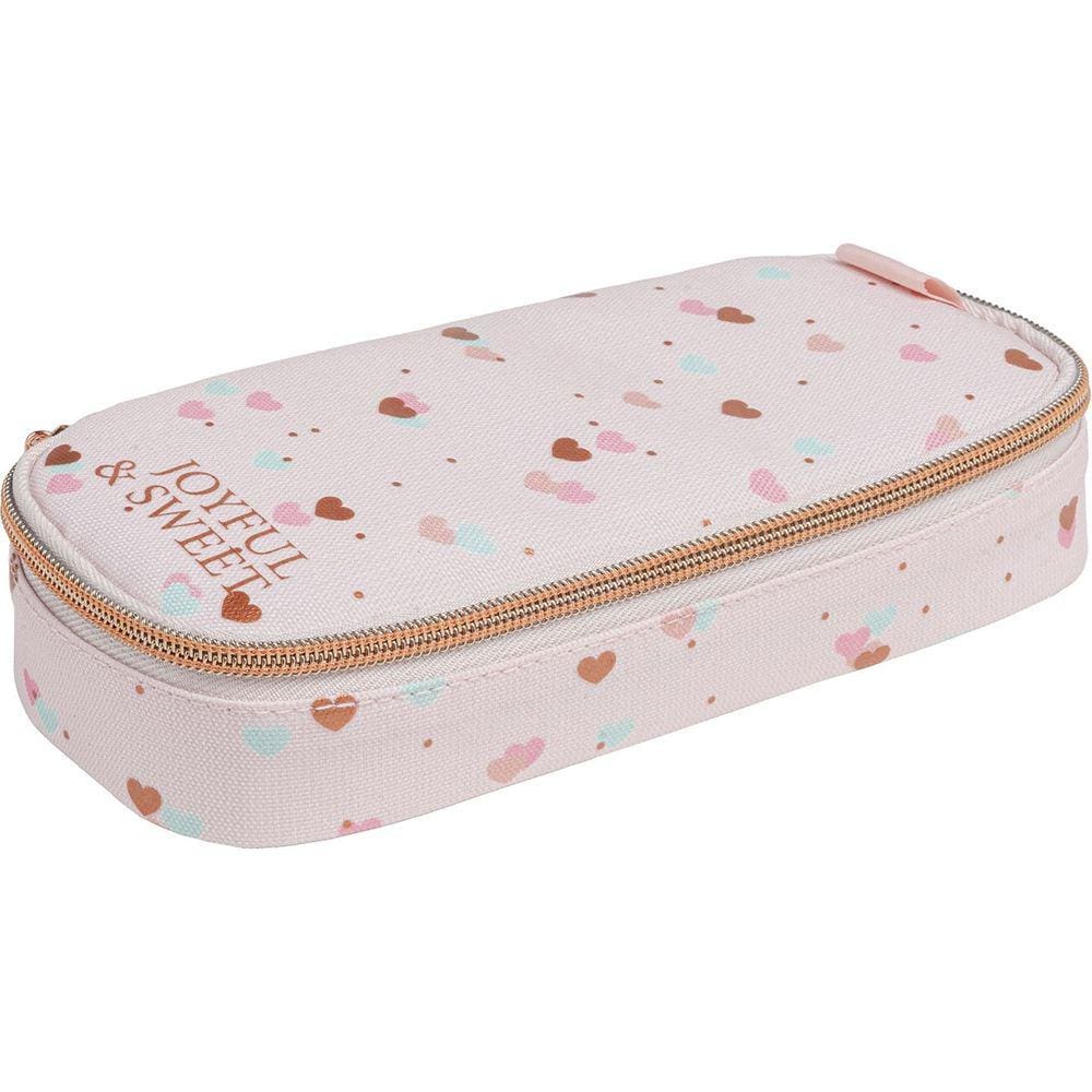 Estojo Mini Box Academie Corações Metalizados Tilibra