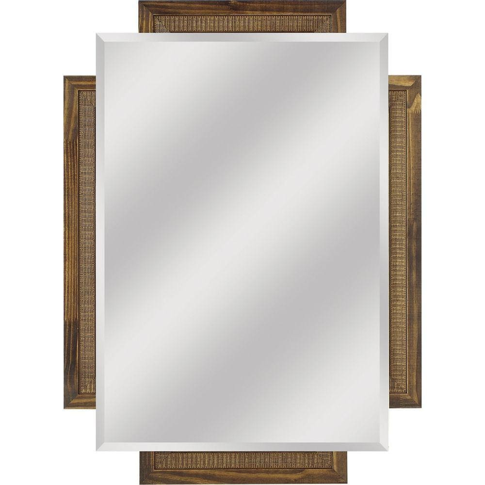 Espelho Veneto 70x100cm RT17 BW Quadros Marrom