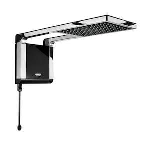 Chuveiro Acqua Storm Preto/Cromado 7800W 220V - Lorezentti