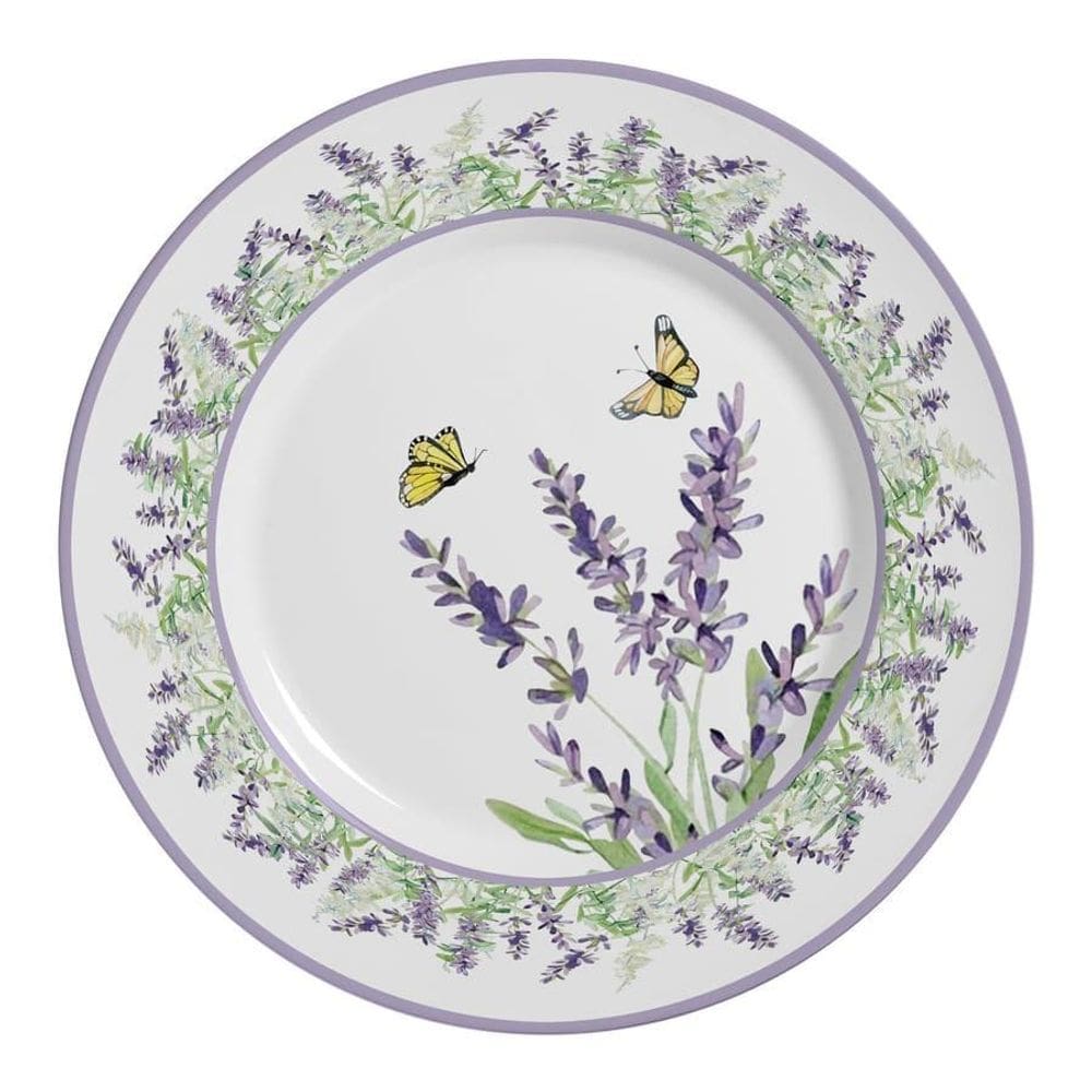 Conjunto Com 6 Pratos Raso Blessed Easter B Pascoa 29Cm