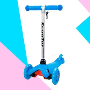 Patinete Infantil 3 Rodinhas Com Led