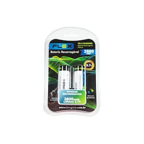 Bateria Recarregável 3.7v 3800mah Fx L18650
