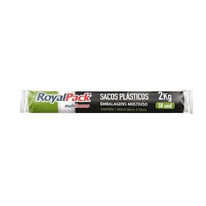 Saco Plástico Multifreezer Royalpack 20x33 cm 2kg - 24 Embalagens com 50 Unidades Cada