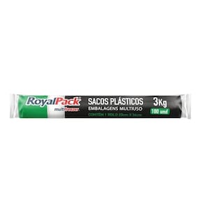 Saco Plástico Multifreezer Royalpack 23x36 cm 3kg - 24 Embalagens com 100 Unidades Cada