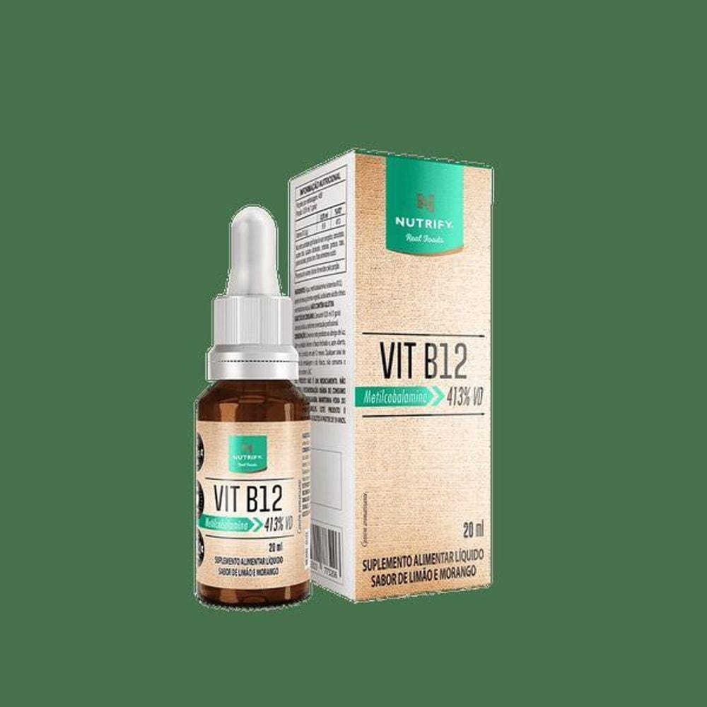 Kit 2X: Vitamina B12 Líquida Nutrify 20Ml