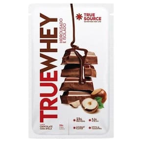 Kit 3X: Proteína True Whey Chocolate/Avelã Sachê True Source