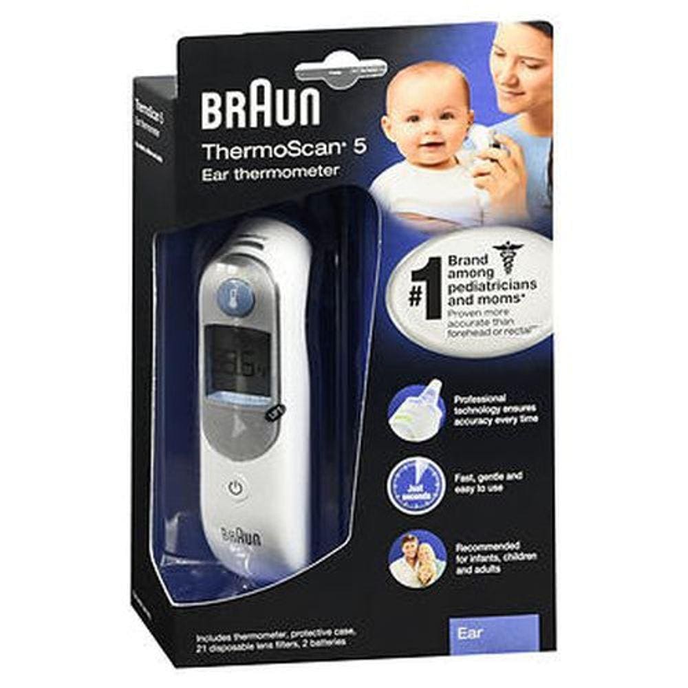 Braun Termômetro Ouvido ThermoScan 5, 1 unidade