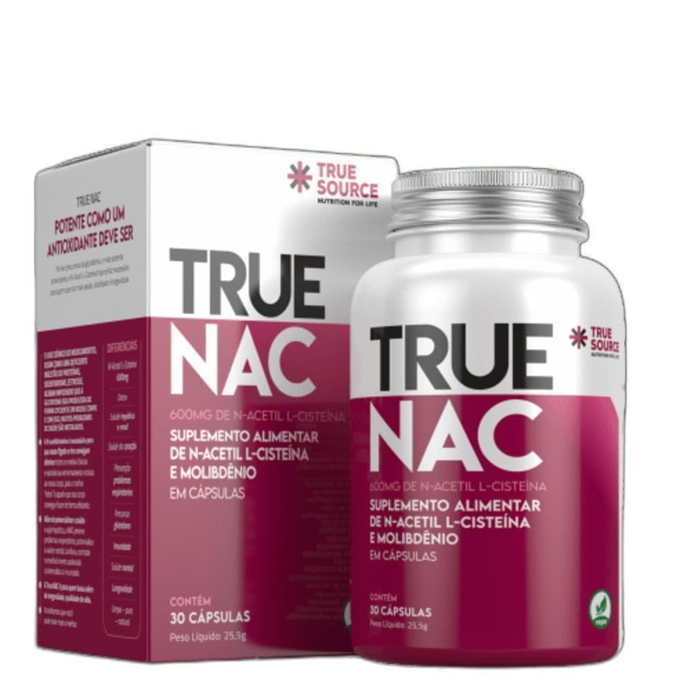 Kit 2X Nac 600Mg True Source - Antioxidante Potente
