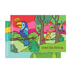 Tapete Munchkin Story, jogos americanos descartáveis sem BPA, pacote com 18
