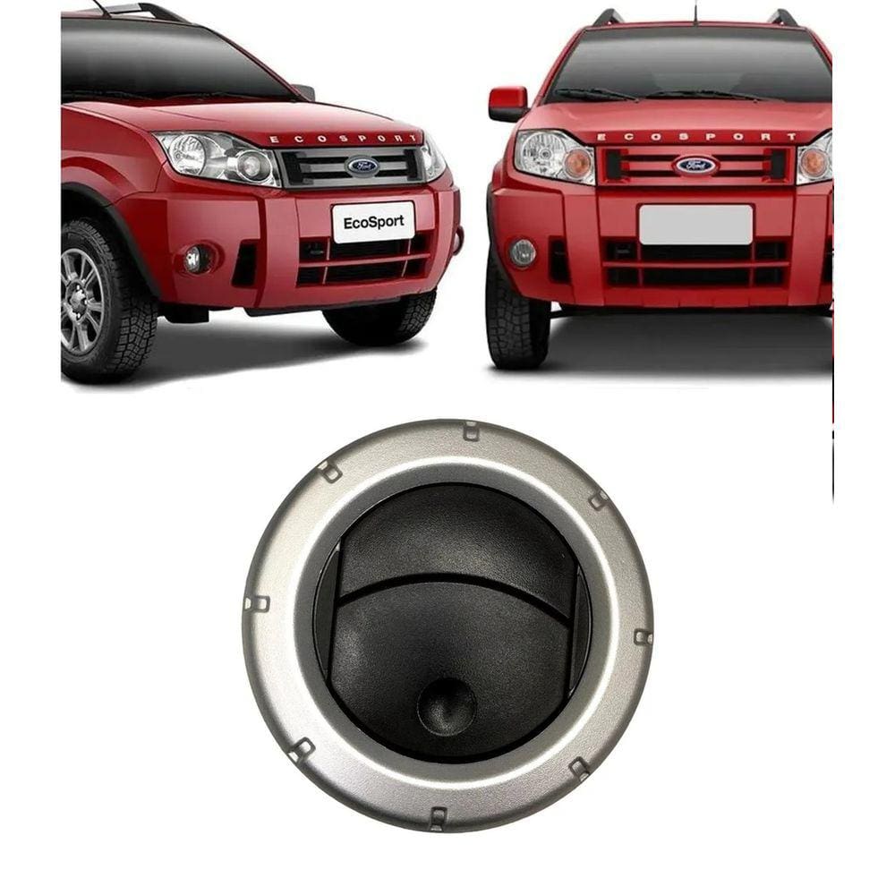 Difusor Saída Ar Central Lateral Ecosport 2008 2009 2010 2011 2012 Prata