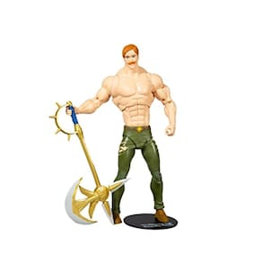 Boneco de ação Escandor de 18 cm e acessórios