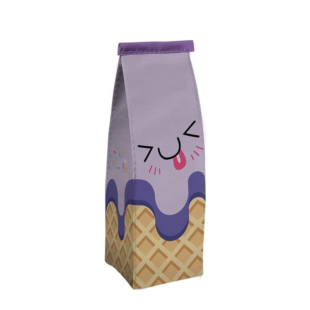 Estojo Escolar Estampado 1 Ziper Caixa de Leite Leo&Leo