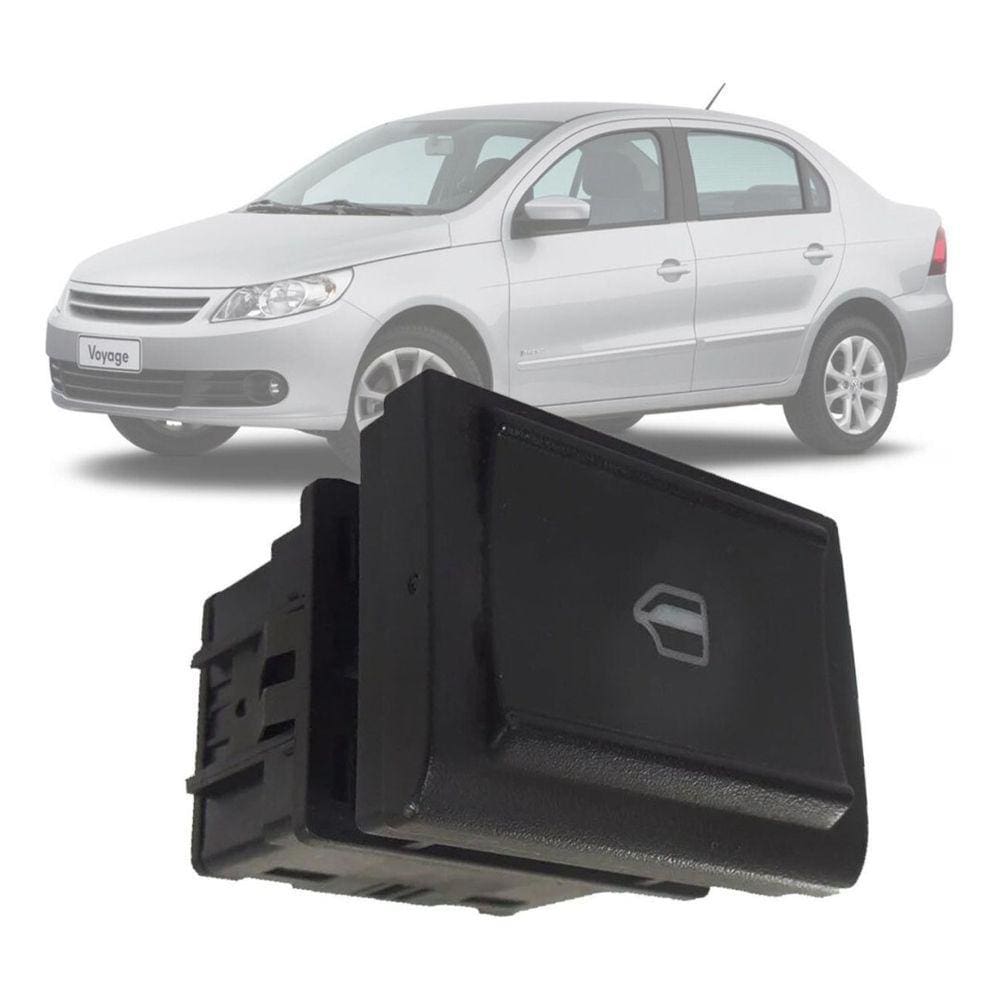 Botao Vidro Eletrico Simples Painel Direito Traseiro Gol G5