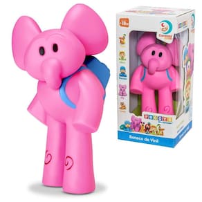 Boneco Elly Turma Pocoyo Brinquedo Infantil Em Vinil Macio Cardoso Toys
