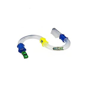 Pista Corrida Tubo Rancer Lancador Com Carrinho 18Pcs Bq-136