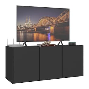 Rack Para Tv Até 32 Polegadas Com Suspenso Mp1066 Preto Preto