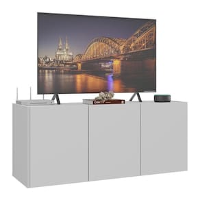 Rack Para Tv Até 32 Polegadas Com Suspenso Mp1066 Branco Branco
