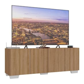 Rack Para Tv Até 50 Polegadas Com Mp1072 Rustic branco