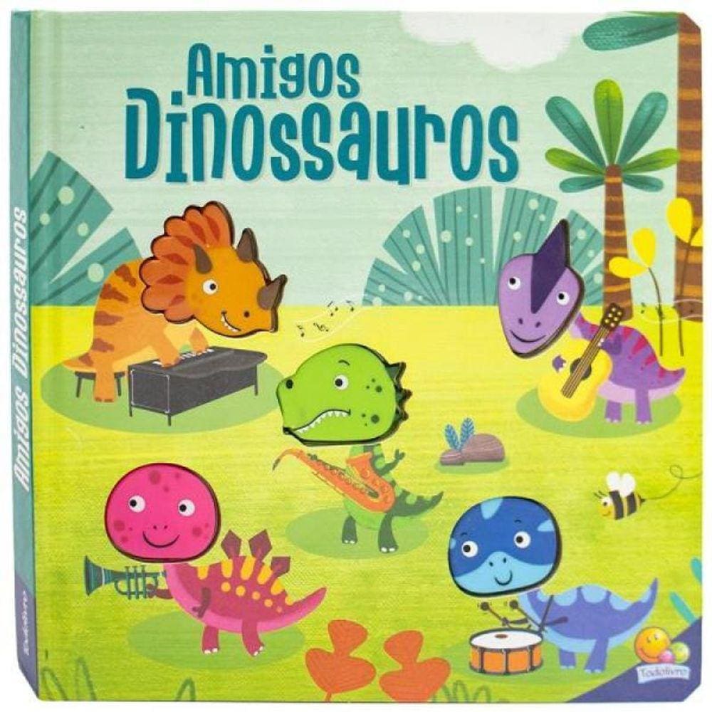 Amigos Barulhentos - Livro Sonoro: Amigos Dinossauros