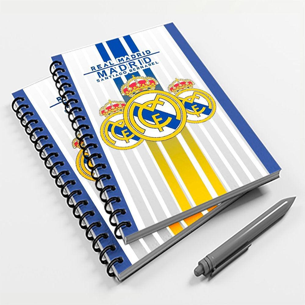 Caderno Universitário 10 Mat Futebol Real Madri Mod. 02