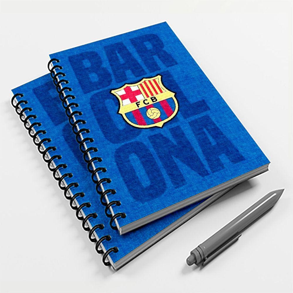 Caderno Universitário 10 Mat Futebol Barcelona Mod. 02