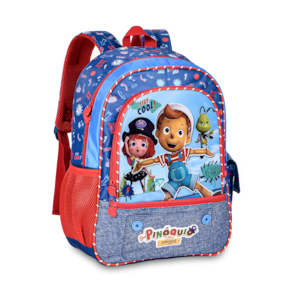 Mochila De Costas Grande 40cm Infantil Pinóquio e Seus Amigos Clio PC23151J