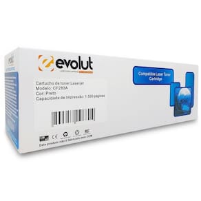 Toner Compatível Evolut Hp Cf283a, Preto, 1500 Páginas