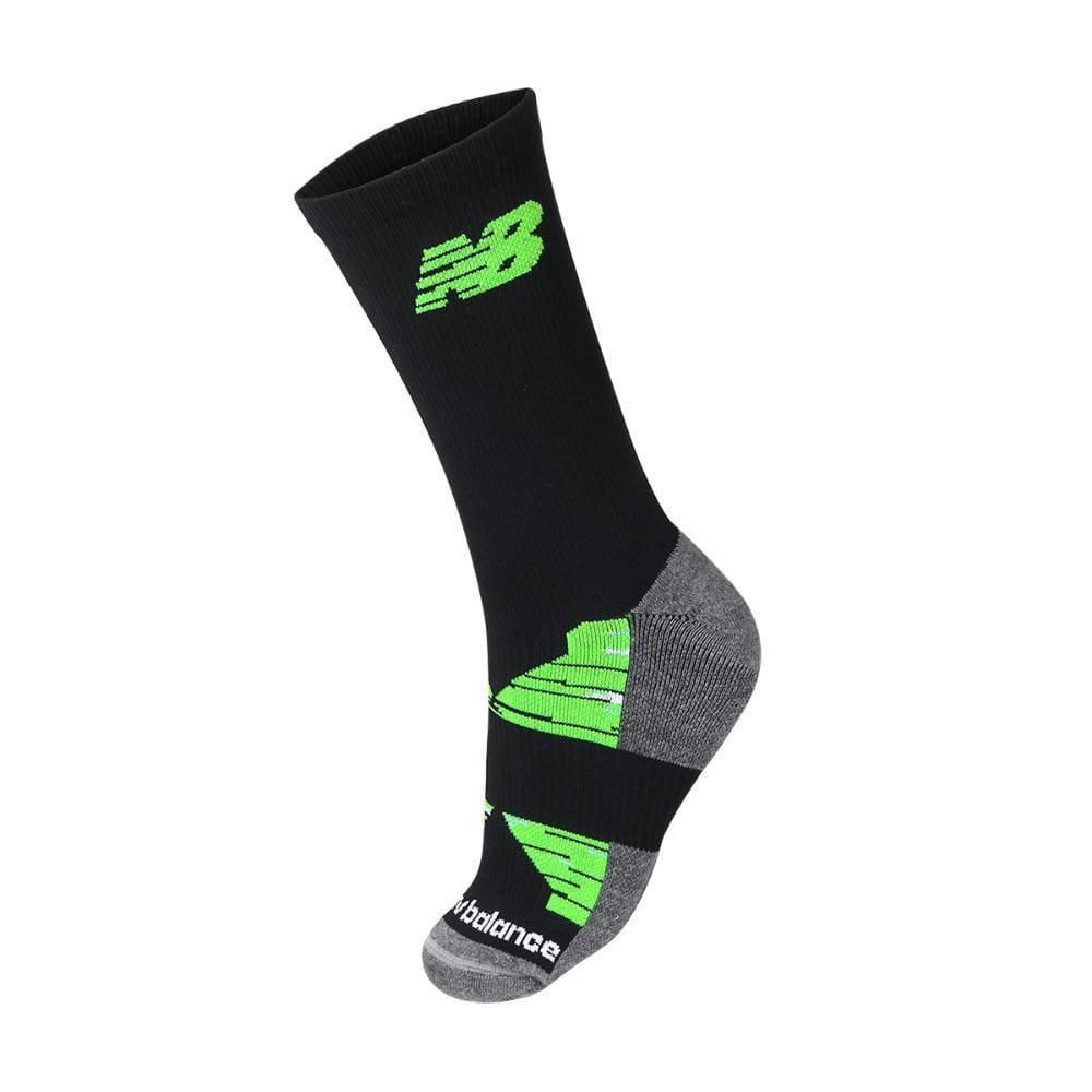 Meia New Balance Performance Run 39 ao 42 Preta e Verde