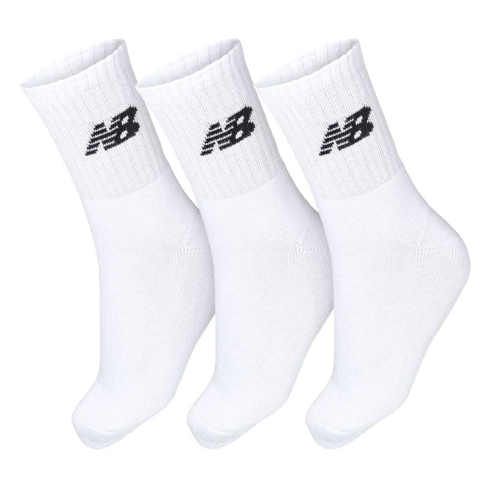 Meia New Balance Lifestyle Basic 39 ao 42 Branca