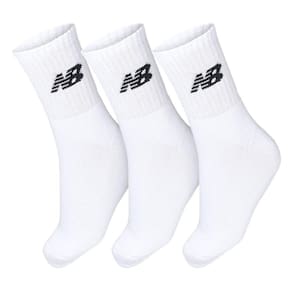 Meia New Balance Lifestyle Basic 39 ao 42 Branca