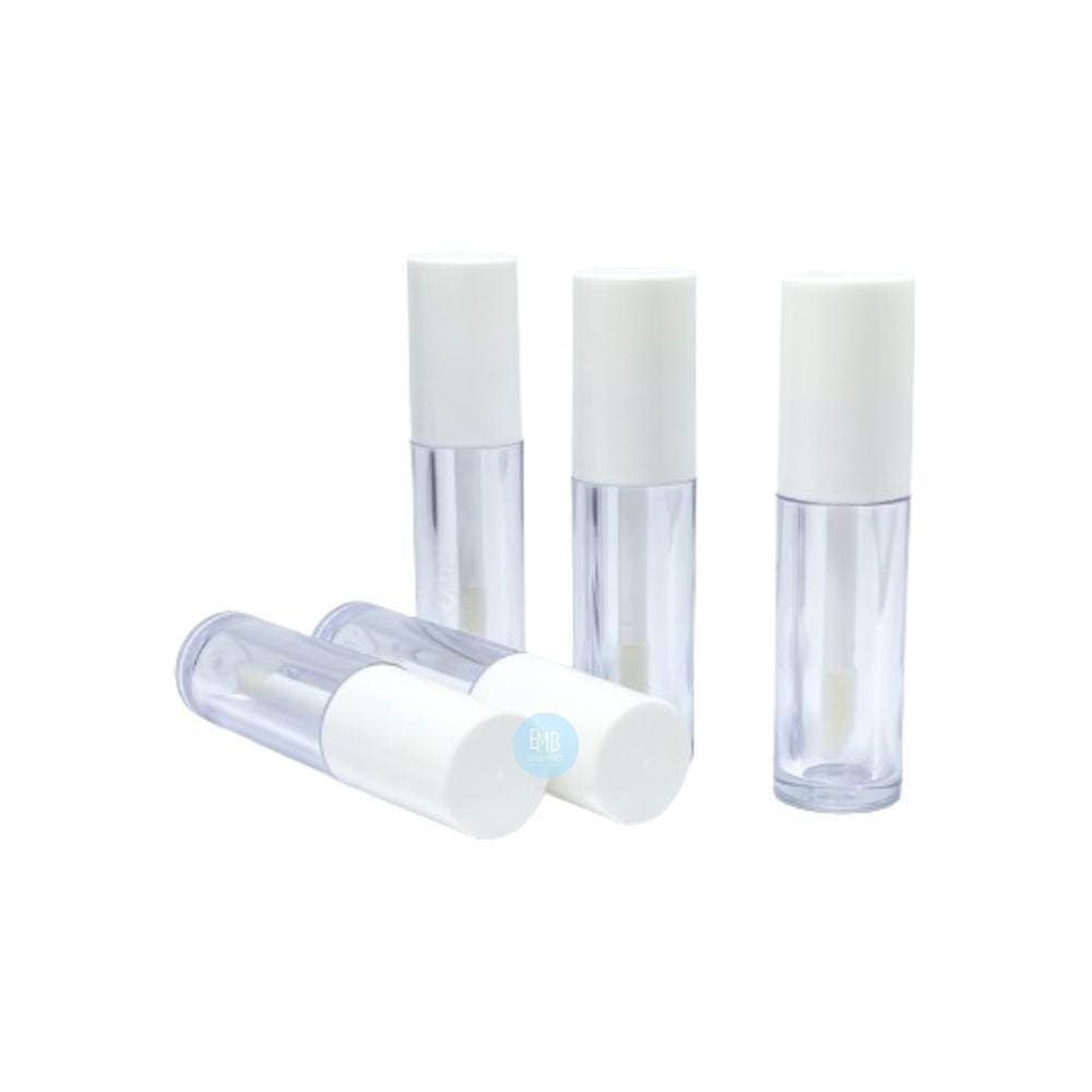 Frasco Mini Gloss 2,5Ml Plástico Rígido Com Batoque - 5Unds