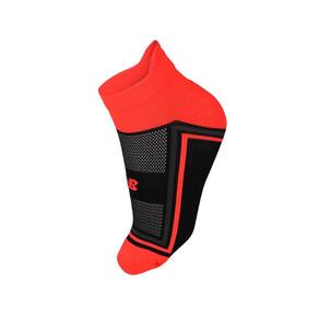Meia New Balance Performance 3º Calcanhar Invisivel 39 AO 42 Preto e Laranja