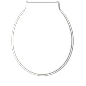 Assento Sanitario Almofadado Economico Oval Branco - Durin